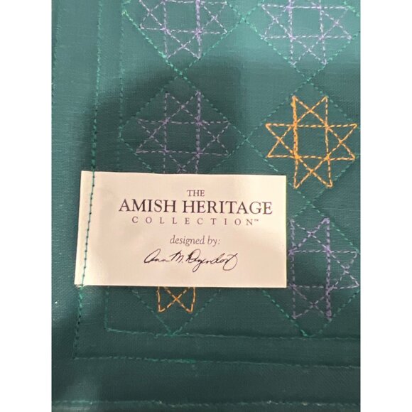 1.1 VTG Amish Heritage Collection Willitts Frameable Quilt by Ann Dezendorf 6X6 - Picture 5 of 8